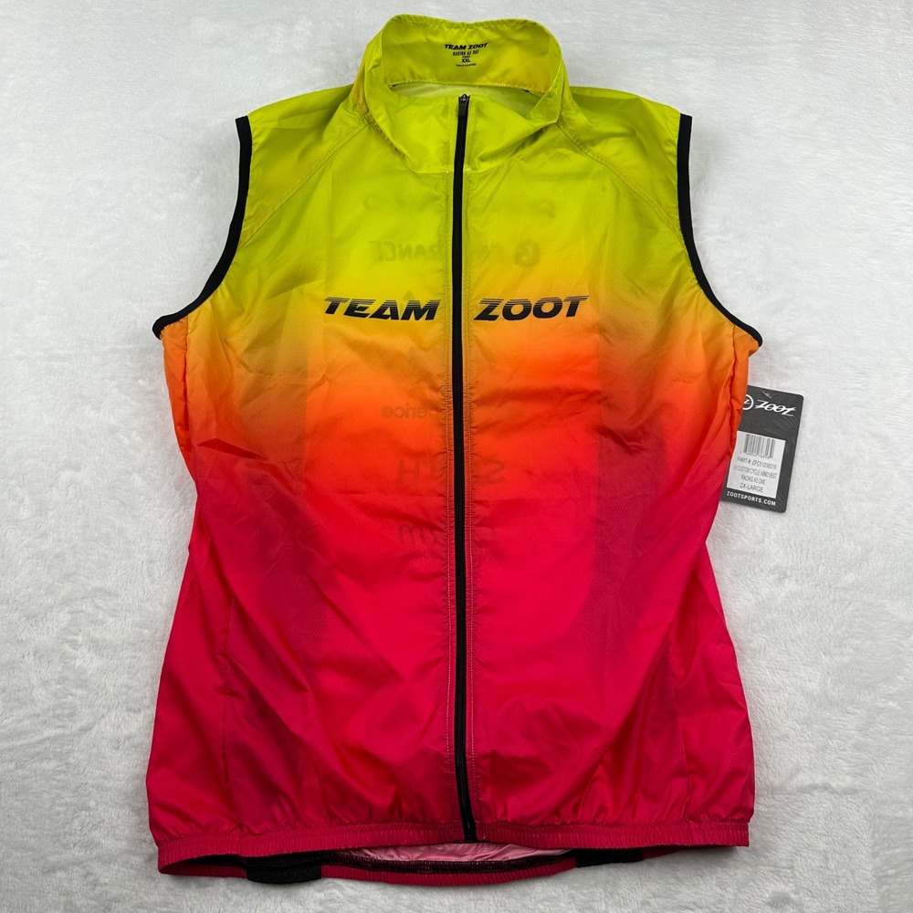 Zoot Women's 2XL Cycle Wind Vest Team Zoot Racing As One Cycling NWT
